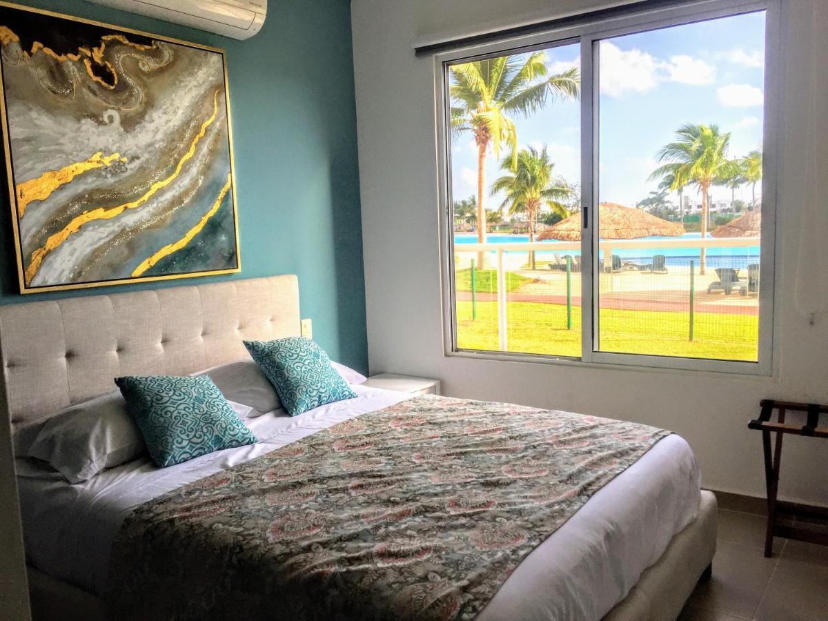 Escape Al Caribe Con Una Vista Impresionante En Pilarita'S Dream Lagoons Cancun Ngoại thất bức ảnh