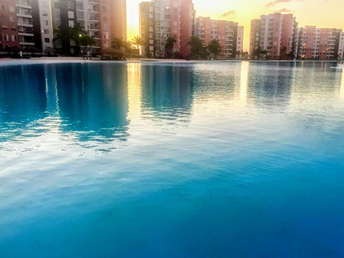 Escape Al Caribe Con Una Vista Impresionante En Pilarita'S Dream Lagoons Cancun Ngoại thất bức ảnh