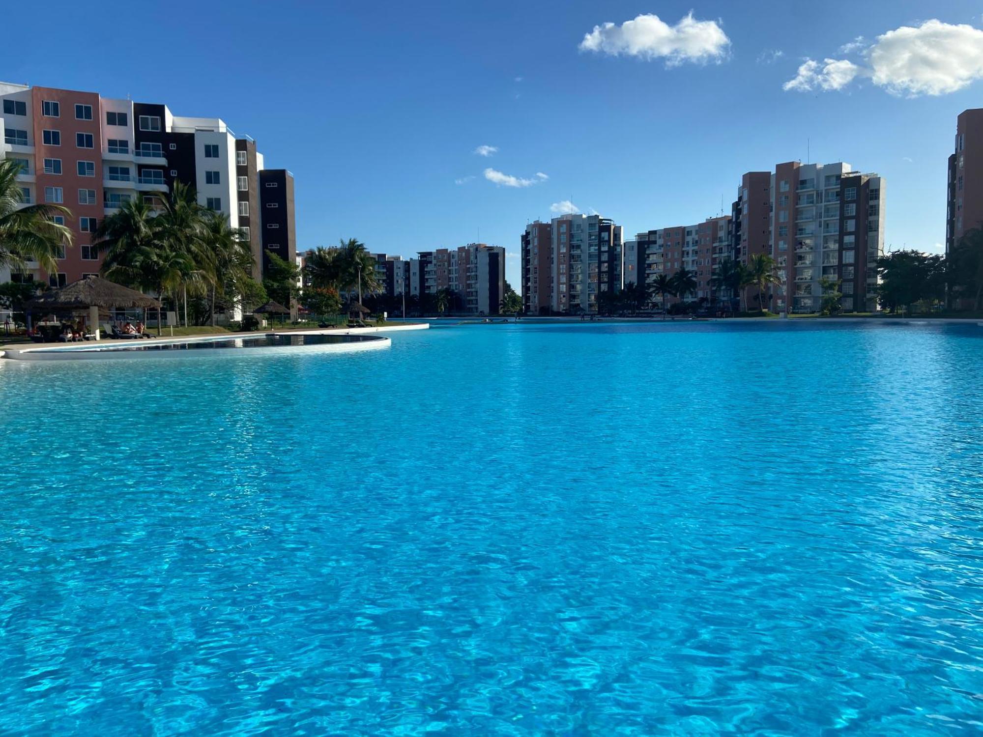 Escape Al Caribe Con Una Vista Impresionante En Pilarita'S Dream Lagoons Cancun Ngoại thất bức ảnh